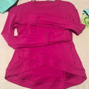 Lululemon long sleeve cross shirt